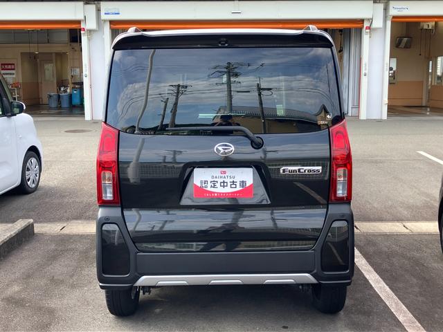 タントファンクロス１４インチアルミホイール　フルＬＥＤヘッドランプ　オート格納式カラードドアミラー　両側パワースライドドア　キーフリーシステム　プッシュボタンスタート（静岡県）の中古車