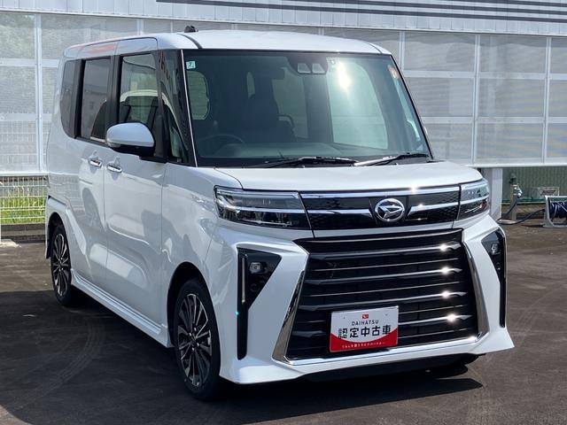 タントカスタムＲＳ１５インチアルミホイール　キーフリーシステム　プッシュボタンスタート　オートエアコン（プッシュ式）　フルＬＥＤヘッドランプ　オート格納式カラードドアミラー　本革巻ステアリングホイール（静岡県）の中古車