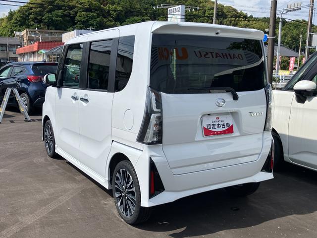 タントカスタムＲＳ１５インチアルミホイール　キーフリーシステム　プッシュボタンスタート　オートエアコン（プッシュ式）　フルＬＥＤヘッドランプ　オート格納式カラードドアミラー　本革巻ステアリングホイール（静岡県）の中古車