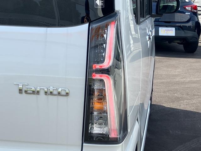 タントカスタムＲＳ１５インチアルミホイール　キーフリーシステム　プッシュボタンスタート　オートエアコン（プッシュ式）　フルＬＥＤヘッドランプ　オート格納式カラードドアミラー　本革巻ステアリングホイール（静岡県）の中古車