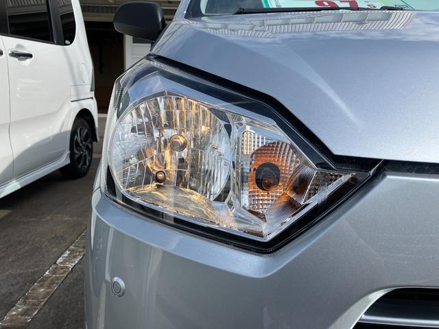 ミライースL SAIII13インチフルホイールキャップ マルチリフレクターハロゲンヘッドランプ 可倒式ドアミラー 自発光式デジタルメーターアンバーイルミネーションメーター マニュアルエアコン(ダイヤル式) キーレスエントリー(静岡県)の中古車