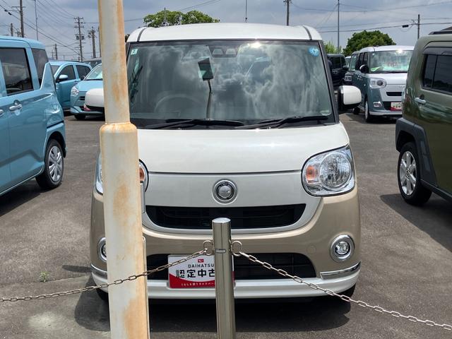 ムーヴキャンバスXリミテッドメイクアップ SAIII14インチフルホイールキャップ キーフリーシステム 両側パワースライドドア オートエアコン(プッシュ式) オートライト 置きラクボックス(静岡県)の中古車