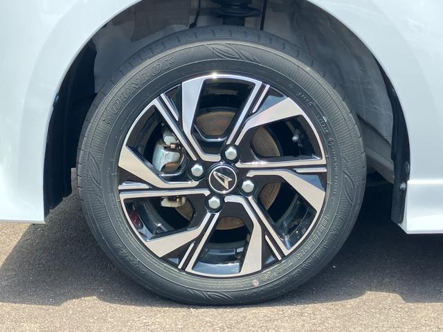 タントカスタムＸ１４インチアルミホイール　大型エアロバンパー　フルＬＥＤヘッドランプ　オート格納式カラードドアミラー　両側パワースライドドア　キーフリーシステム　プッシュボタンスタート（静岡県）の中古車