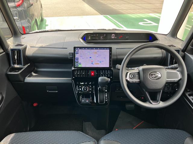タントカスタムＸ１４インチアルミホイール　大型エアロバンパー　フルＬＥＤヘッドランプ　オート格納式カラードドアミラー　両側パワースライドドア　キーフリーシステム　プッシュボタンスタート（静岡県）の中古車