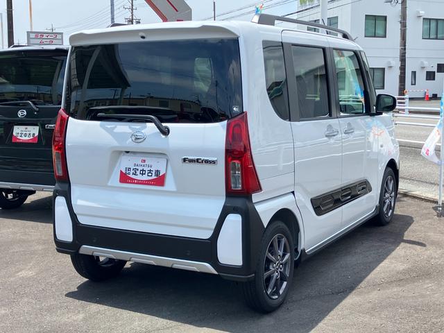 タントファンクロス１４インチアルミホイール　フルＬＥＤヘッドランプ　オート格納式カラードドアミラー　両側パワースライドドア　キーフリーシステム　プッシュボタンスタート（静岡県）の中古車