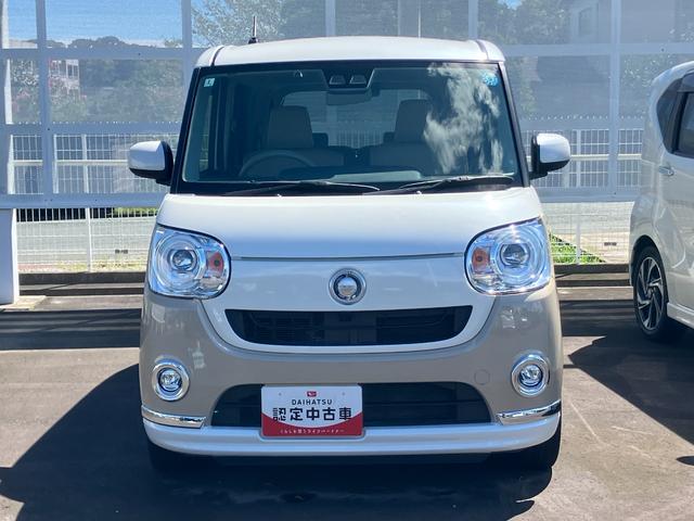 ムーヴキャンバスGメイクアップ SAIII14インチフルホイールキャップ LEDヘッドランプ キーフリーシステム 両側パワースライドドア オートエアコン(プッシュ式) オートライト 置きラクボックス(静岡県)の中古車