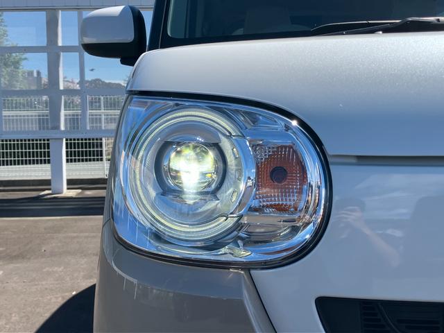 ムーヴキャンバスGメイクアップ SAIII14インチフルホイールキャップ LEDヘッドランプ キーフリーシステム 両側パワースライドドア オートエアコン(プッシュ式) オートライト 置きラクボックス(静岡県)の中古車