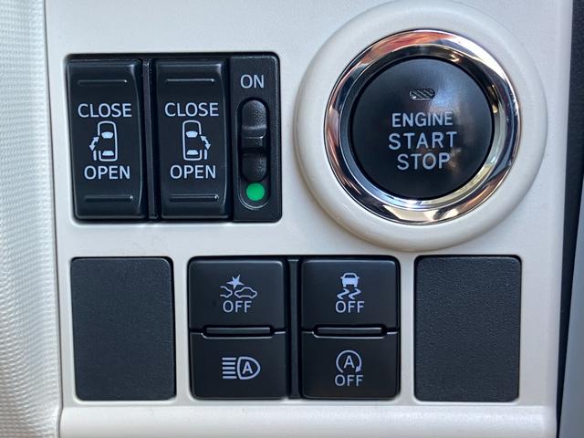 ムーヴキャンバスGメイクアップ SAIII14インチフルホイールキャップ LEDヘッドランプ キーフリーシステム 両側パワースライドドア オートエアコン(プッシュ式) オートライト 置きラクボックス(静岡県)の中古車