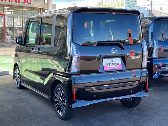 タントカスタムRS15インチアルミホイール キーフリーシステム プッシュボタンスタート オートエアコン(プッシュ式) フルLEDヘッドランプ オート格納式カラードドアミラー 本革巻ステアリングホイール(静岡県)の中古車