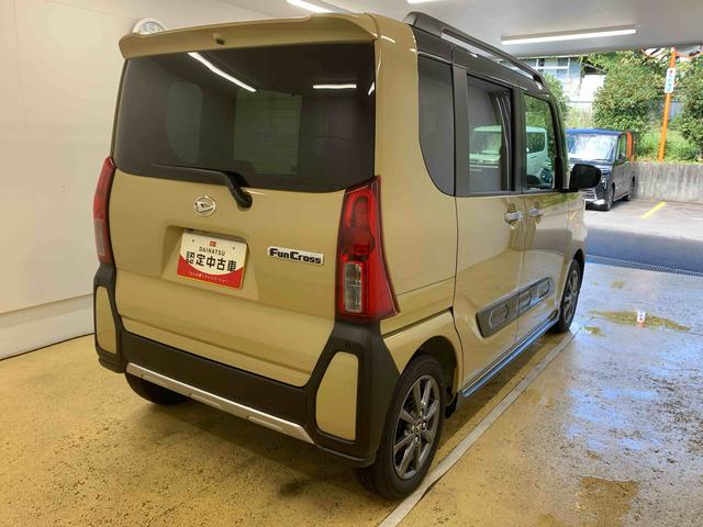 タントファンクロス　９型ディスプレイオーディオ　バックカメラまごころ保証（納車日から１年・走行距離無制限）付き　９インチスマホ連携ディスプレイオーディオ　バックカメラ　両側電動スライドドア　オートエアコン　シートヒーター　キーフリー　衝突被害軽減ブレーキ（静岡県）の中古車