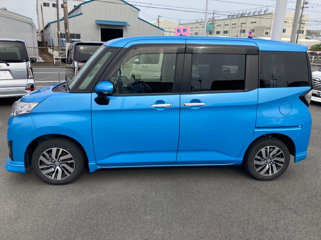 トールカスタムＧ　リミテッド　ＳＡIIIキーフリーシステム　プッシュボタンスタート　ＬＥＤヘッドライト　フロントフォグランプ　両側パワースライドドア　アルミホイール　オートエアコン（プッシュ式）（静岡県）の中古車