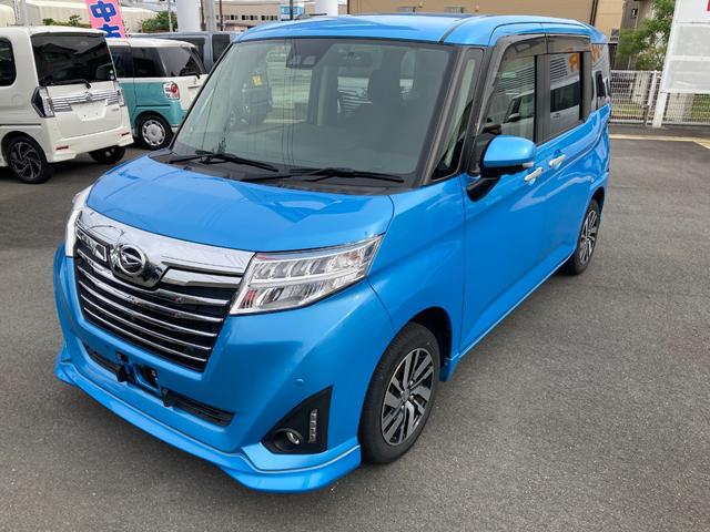 トールカスタムＧ　リミテッド　ＳＡIIIキーフリーシステム　プッシュボタンスタート　ＬＥＤヘッドライト　フロントフォグランプ　両側パワースライドドア　アルミホイール　オートエアコン（プッシュ式）（静岡県）の中古車