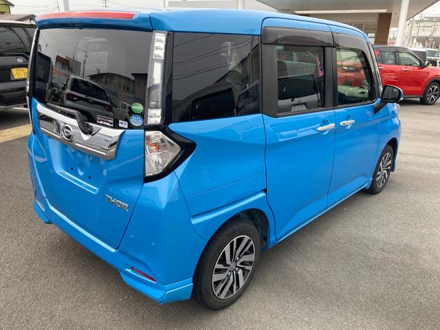 トールカスタムＧ　リミテッド　ＳＡIIIキーフリーシステム　プッシュボタンスタート　ＬＥＤヘッドライト　フロントフォグランプ　両側パワースライドドア　アルミホイール　オートエアコン（プッシュ式）（静岡県）の中古車