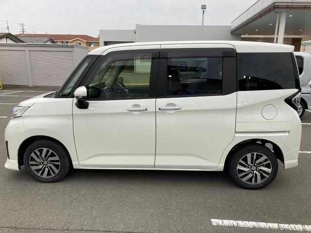 トールカスタムＧ　リミテッド　ＳＡIIIキーフリーシステム　プッシュボタンスタート　ＬＥＤヘッドライト　フロントフォグランプ　両側パワースライドドア　アルミホイール　オートエアコン（プッシュ式）（静岡県）の中古車