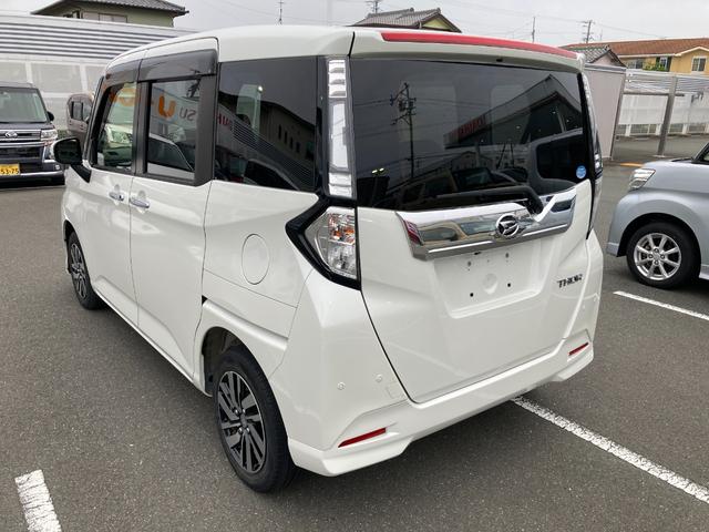 トールカスタムＧ　リミテッド　ＳＡIIIキーフリーシステム　プッシュボタンスタート　ＬＥＤヘッドライト　フロントフォグランプ　両側パワースライドドア　アルミホイール　オートエアコン（プッシュ式）（静岡県）の中古車