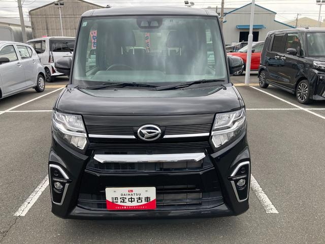 タントカスタムＸ１４インチアルミホイール　大型エアロバンパー　フルＬＥＤヘッドランプ　オート格納式カラードドアミラー　両側パワースライドドア　キーフリーシステム　プッシュボタンスタート（静岡県）の中古車