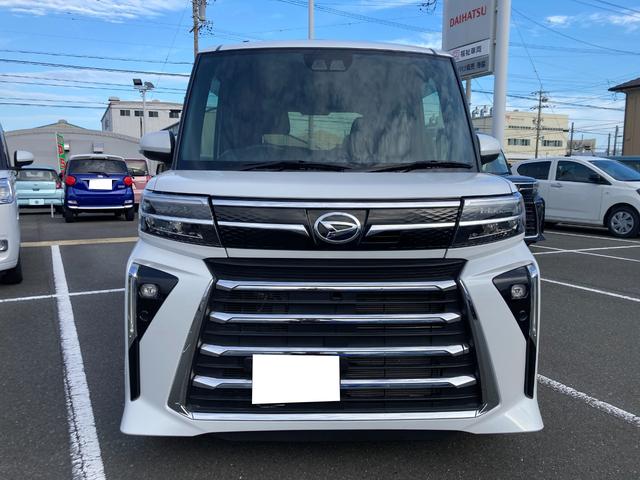 タントカスタムＲＳ１５インチアルミホイール　キーフリーシステム　プッシュボタンスタート　オートエアコン（プッシュ式）　フルＬＥＤヘッドランプ　オート格納式カラードドアミラー　本革巻ステアリングホイール（静岡県）の中古車