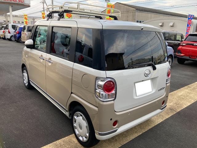ムーヴキャンバスＧメイクアップＶＳ　ＳＡIII１４インチフルホイールキャップ　ＬＥＤヘッドランプ　キーフリーシステム　両側パワースライドドア　オートエアコン（プッシュ式）　オートライト　置きラクボックス（静岡県）の中古車
