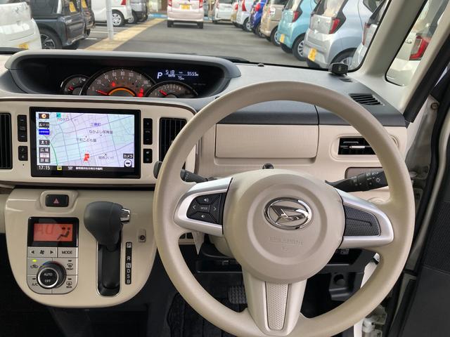 ムーヴキャンバスＧメイクアップＶＳ　ＳＡIII１４インチフルホイールキャップ　ＬＥＤヘッドランプ　キーフリーシステム　両側パワースライドドア　オートエアコン（プッシュ式）　オートライト　置きラクボックス（静岡県）の中古車