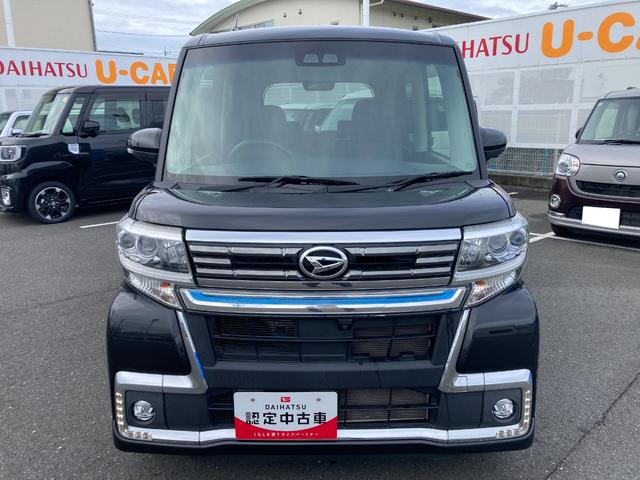 タントカスタムＲＳ　トップエディションＶＳ　ＳＡIII１５インチアルミホイール　大型エアロバンパー　ＬＥＤヘッドランプ　オート格納式カラードドアミラー　本革巻ステアリングホイール　両側パワースライドドア（静岡県）の中古車