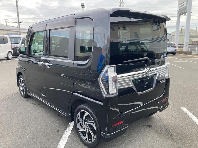 タントカスタムＲＳ　トップエディションＶＳ　ＳＡIII１５インチアルミホイール　大型エアロバンパー　ＬＥＤヘッドランプ　オート格納式カラードドアミラー　本革巻ステアリングホイール　両側パワースライドドア（静岡県）の中古車