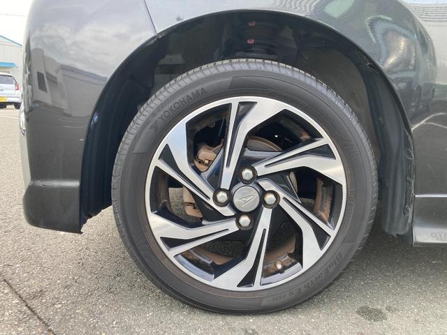 タントカスタムＲＳ　トップエディションＶＳ　ＳＡIII１５インチアルミホイール　大型エアロバンパー　ＬＥＤヘッドランプ　オート格納式カラードドアミラー　本革巻ステアリングホイール　両側パワースライドドア（静岡県）の中古車