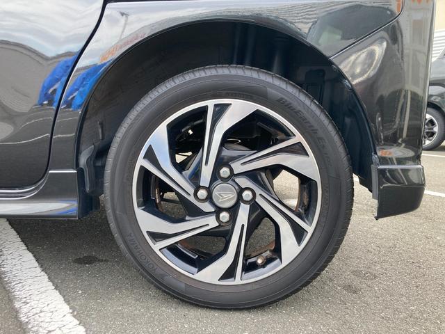 タントカスタムＲＳ　トップエディションＶＳ　ＳＡIII１５インチアルミホイール　大型エアロバンパー　ＬＥＤヘッドランプ　オート格納式カラードドアミラー　本革巻ステアリングホイール　両側パワースライドドア（静岡県）の中古車