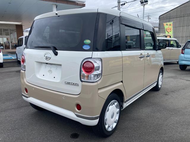 ムーヴキャンバスＸメイクアップリミテッド　ＳＡIII１４インチフルホイールキャップ　キーフリーシステム　両側パワースライドドア　オートエアコン（プッシュ式）　オートライト　置きラクボックス（静岡県）の中古車