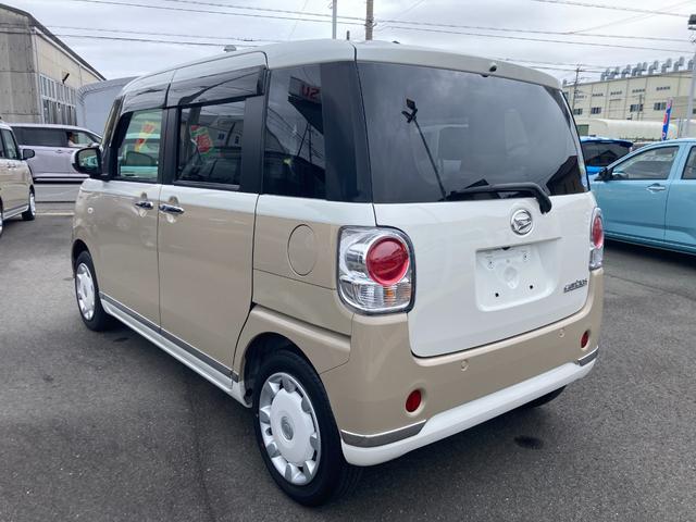 ムーヴキャンバスＸメイクアップリミテッド　ＳＡIII１４インチフルホイールキャップ　キーフリーシステム　両側パワースライドドア　オートエアコン（プッシュ式）　オートライト　置きラクボックス（静岡県）の中古車