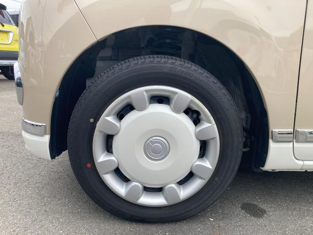 ムーヴキャンバスＸメイクアップリミテッド　ＳＡIII１４インチフルホイールキャップ　キーフリーシステム　両側パワースライドドア　オートエアコン（プッシュ式）　オートライト　置きラクボックス（静岡県）の中古車