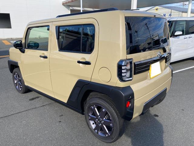 タフトG ダーククロムベンチャー15インチアルミホイール オートレベリング機能付フルLEDヘッドランプ LEDフォグランプ 本革巻ステアリングホイール 本革巻インパネセンターシフト キーフリーシステム プッシュボタンスタート(静岡県)の中古車