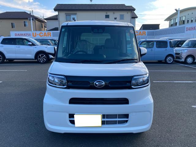 タントX 雹害車14インチフルホイールキャップ フルLEDヘッドランプ オート格納式カラードドアミラー 左側パワースライドドア TFTカラーマルチインフォメーションディスプレイ フルファブリックシート(静岡県)の中古車