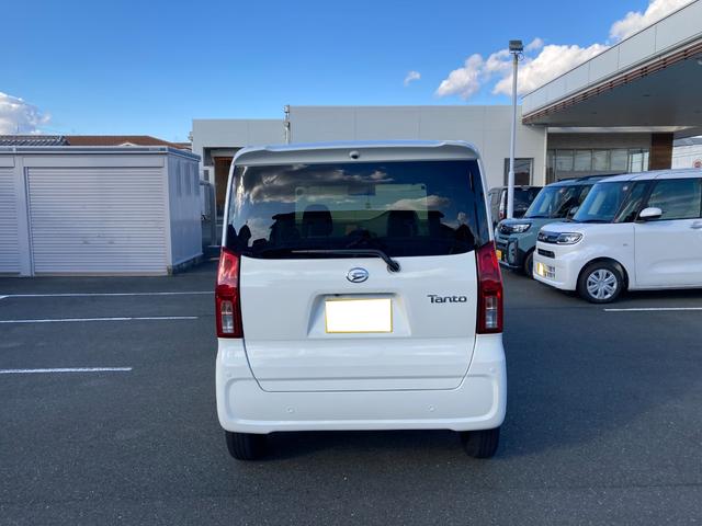 タントX 雹害車14インチフルホイールキャップ フルLEDヘッドランプ オート格納式カラードドアミラー 左側パワースライドドア TFTカラーマルチインフォメーションディスプレイ フルファブリックシート(静岡県)の中古車