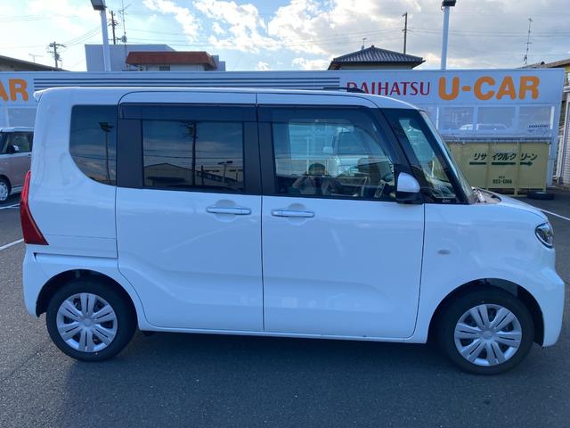 タントX 雹害車14インチフルホイールキャップ フルLEDヘッドランプ オート格納式カラードドアミラー 左側パワースライドドア TFTカラーマルチインフォメーションディスプレイ フルファブリックシート(静岡県)の中古車