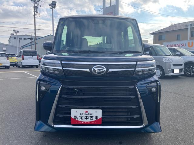 タントカスタムＲＳ１５インチアルミホイール　キーフリーシステム　プッシュボタンスタート　オートエアコン（プッシュ式）　フルＬＥＤヘッドランプ　オート格納式カラードドアミラー　本革巻ステアリングホイール（静岡県）の中古車