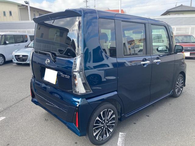 タントカスタムＲＳ１５インチアルミホイール　キーフリーシステム　プッシュボタンスタート　オートエアコン（プッシュ式）　フルＬＥＤヘッドランプ　オート格納式カラードドアミラー　本革巻ステアリングホイール（静岡県）の中古車