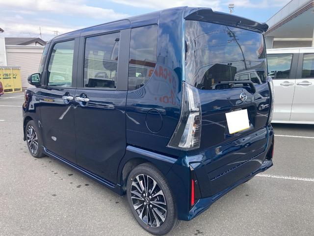 タントカスタムＲＳ１５インチアルミホイール　キーフリーシステム　プッシュボタンスタート　オートエアコン（プッシュ式）　フルＬＥＤヘッドランプ　オート格納式カラードドアミラー　本革巻ステアリングホイール（静岡県）の中古車