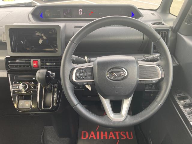 タントカスタムＲＳ１５インチアルミホイール　キーフリーシステム　プッシュボタンスタート　オートエアコン（プッシュ式）　フルＬＥＤヘッドランプ　オート格納式カラードドアミラー　本革巻ステアリングホイール（静岡県）の中古車