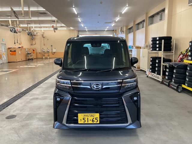 タントカスタムX14インチアルミホイール 大型エアロバンパー フルLEDヘッドランプ オート格納式カラードドアミラー 両側パワースライドドア キーフリーシステム プッシュボタンスタート(静岡県)の中古車