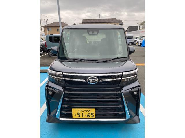 タントカスタムX14インチアルミホイール 大型エアロバンパー フルLEDヘッドランプ オート格納式カラードドアミラー 両側パワースライドドア キーフリーシステム プッシュボタンスタート(静岡県)の中古車