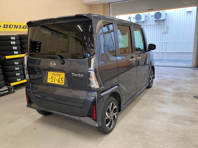 タントカスタムX14インチアルミホイール 大型エアロバンパー フルLEDヘッドランプ オート格納式カラードドアミラー 両側パワースライドドア キーフリーシステム プッシュボタンスタート(静岡県)の中古車