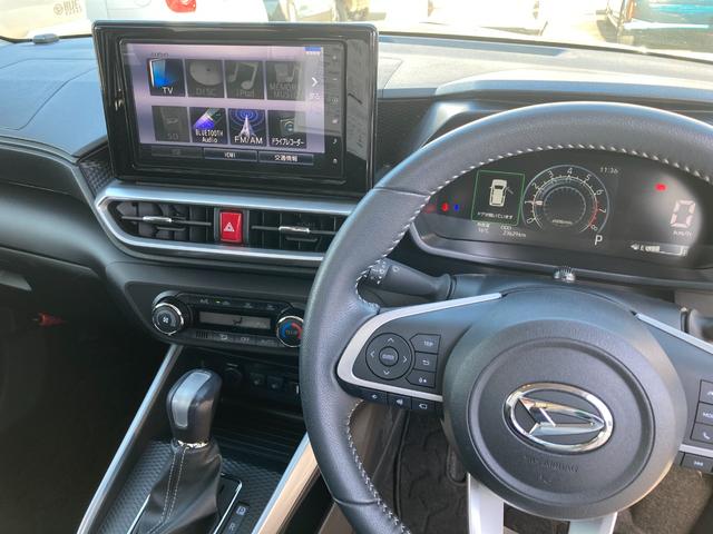 ロッキープレミアム１７インチアルミホイール　ＵＶＩＲカット遮音ガラス　フルＬＥＤヘッドランプ　キーフリーシステム　革巻きステアリングホイール　本革シフトノブ　アクティブマルチインフォメーションメーター（静岡県）の中古車