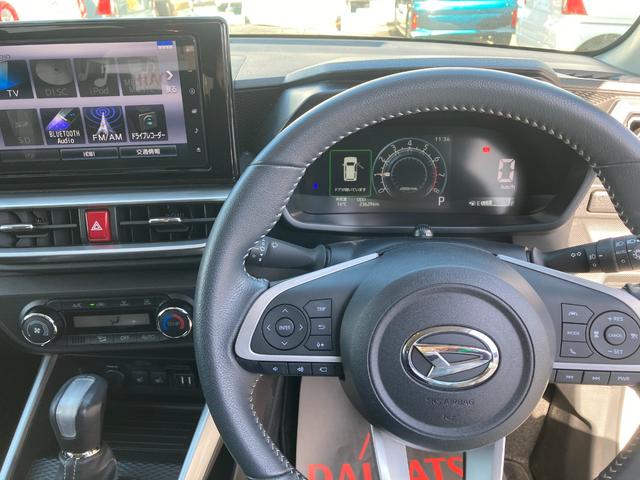 ロッキープレミアム１７インチアルミホイール　ＵＶＩＲカット遮音ガラス　フルＬＥＤヘッドランプ　キーフリーシステム　革巻きステアリングホイール　本革シフトノブ　アクティブマルチインフォメーションメーター（静岡県）の中古車