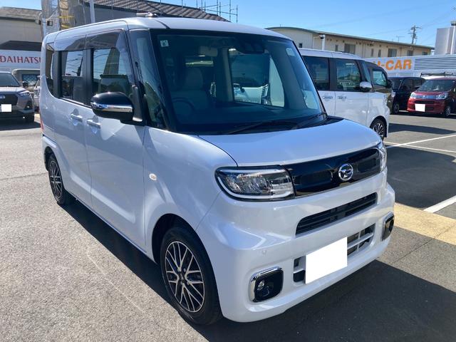 タントＸ１４純正アルミホイール（ディーラーオプション）　フルＬＥＤヘッドランプ　オート格納式カラードドアミラー　左側パワースライドドア　ＴＦＴカラーマルチインフォメーションディスプレイ　フルファブリックシート（静岡県）の中古車