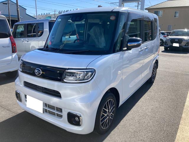タントＸ１４純正アルミホイール（ディーラーオプション）　フルＬＥＤヘッドランプ　オート格納式カラードドアミラー　左側パワースライドドア　ＴＦＴカラーマルチインフォメーションディスプレイ　フルファブリックシート（静岡県）の中古車