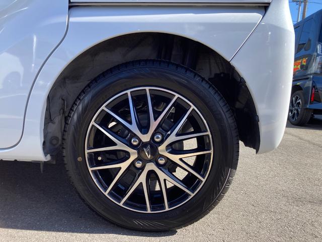 タントＸ１４純正アルミホイール（ディーラーオプション）　フルＬＥＤヘッドランプ　オート格納式カラードドアミラー　左側パワースライドドア　ＴＦＴカラーマルチインフォメーションディスプレイ　フルファブリックシート（静岡県）の中古車