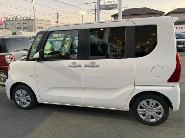 タントウェルカムシートリフトＸ１４インチフルホイールキャップ　フルＬＥＤヘッドランプ　オート格納式カラードドアミラー　左側パワースライドドア　ＴＦＴカラーマルチインフォメーションディスプレイ　フルファブリックシート（静岡県）の中古車