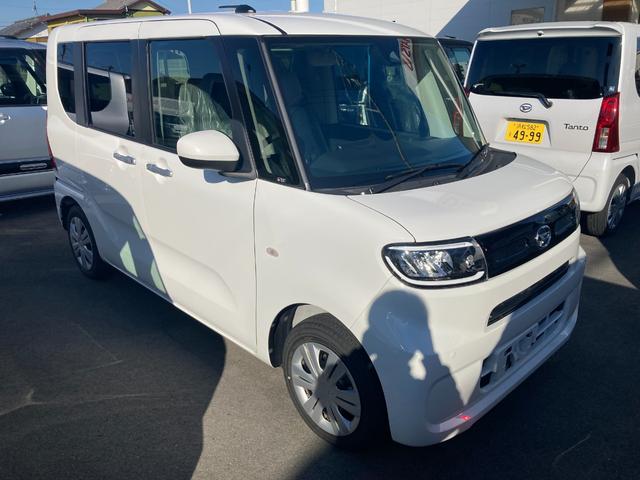 タントウェルカムシートリフトＸ１４インチフルホイールキャップ　フルＬＥＤヘッドランプ　オート格納式カラードドアミラー　左側パワースライドドア　ＴＦＴカラーマルチインフォメーションディスプレイ　フルファブリックシート（静岡県）の中古車