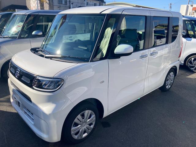 タントウェルカムシートリフトＸ１４インチフルホイールキャップ　フルＬＥＤヘッドランプ　オート格納式カラードドアミラー　左側パワースライドドア　ＴＦＴカラーマルチインフォメーションディスプレイ　フルファブリックシート（静岡県）の中古車