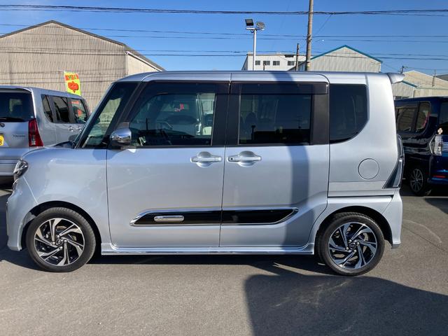 タントカスタムＲＳスタイルセレクション１５インチアルミホイール　キーフリーシステム　プッシュボタンスタート　オートエアコン（プッシュ式）　フルＬＥＤヘッドランプ　オート格納式カラードドアミラー　本革巻ステアリングホイール（静岡県）の中古車